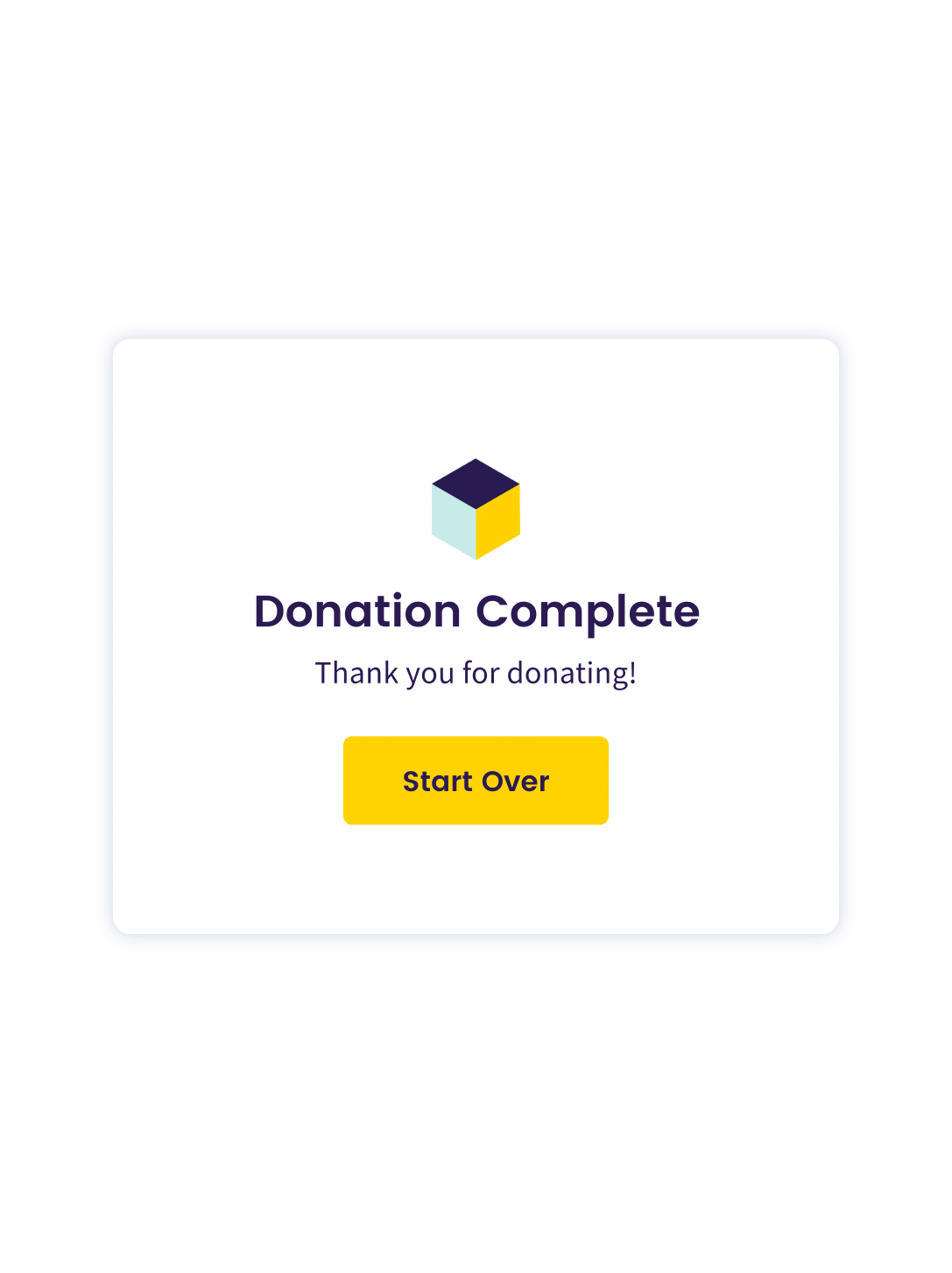 Step 6 - MetaMask Integration - Donation Complete | The Giving Block Step 6 - MetaMask Integration - Donation Complete | The Giving Block